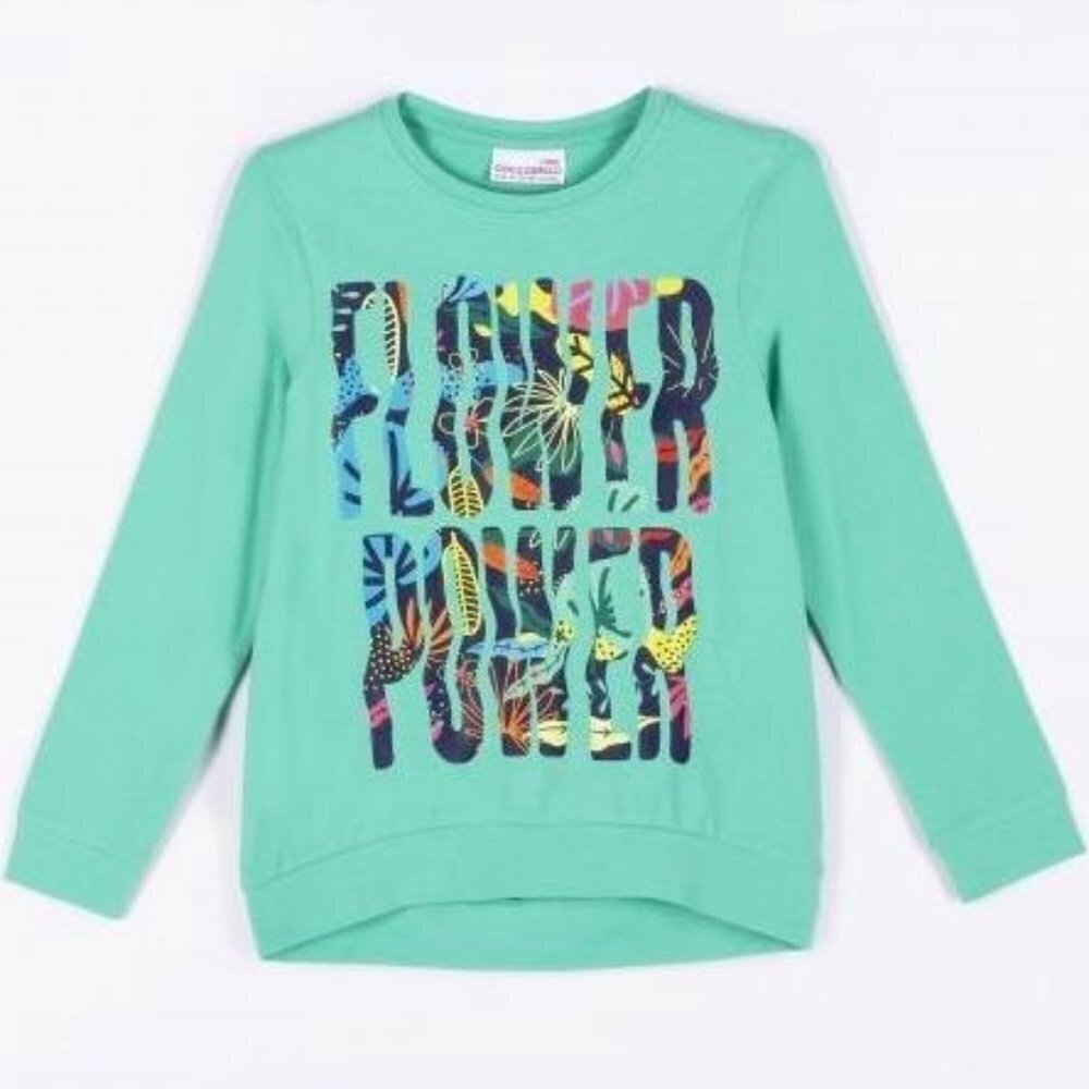 NWT Coccodrillo green long sleeves t-shirt with front print